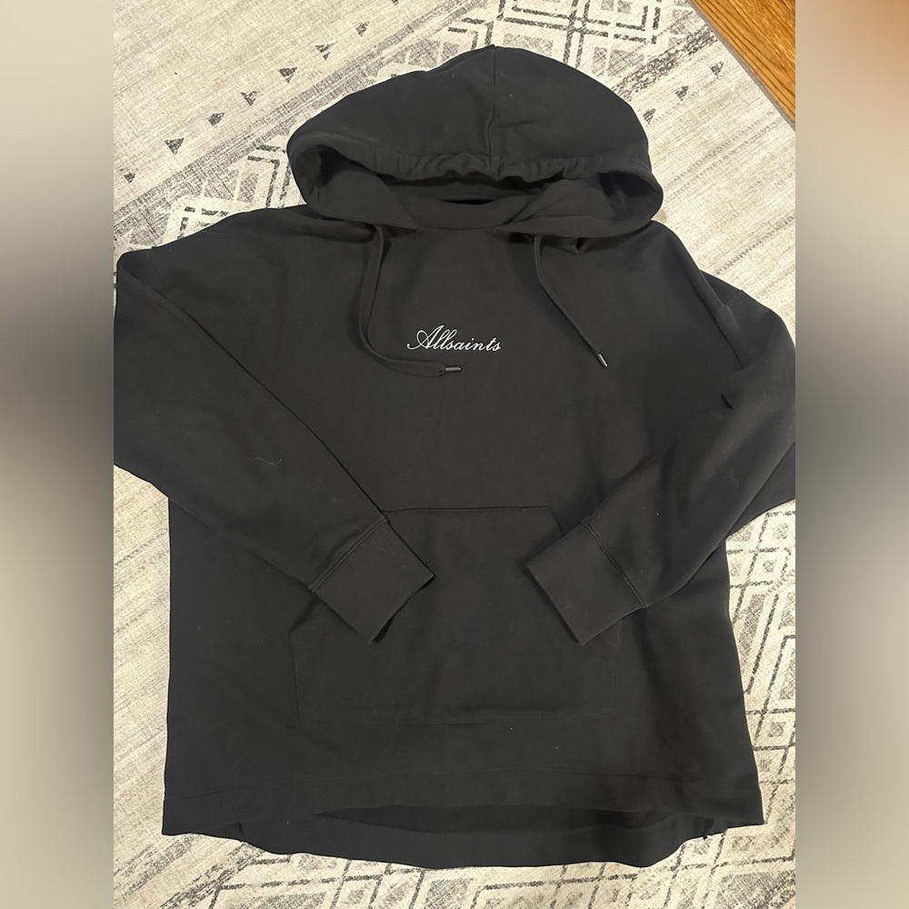 AllSaints Vita Etie Cotton Pullover Hoodie